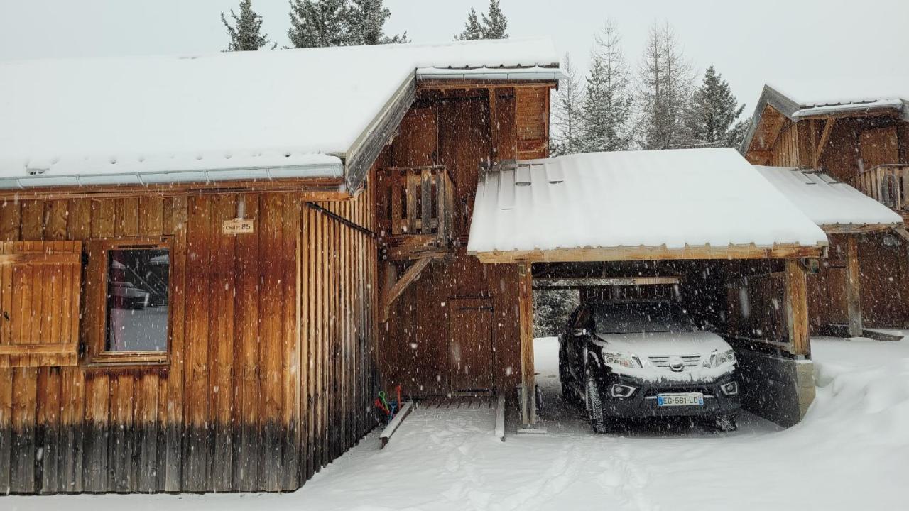Chalet By Sophie Superdevoluy Avec Piscine Dış mekan fotoğraf